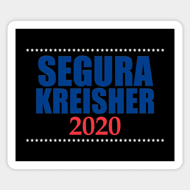 Tom Segura and Bert Kreisher for President 2020 Sticker by DadbodsTV